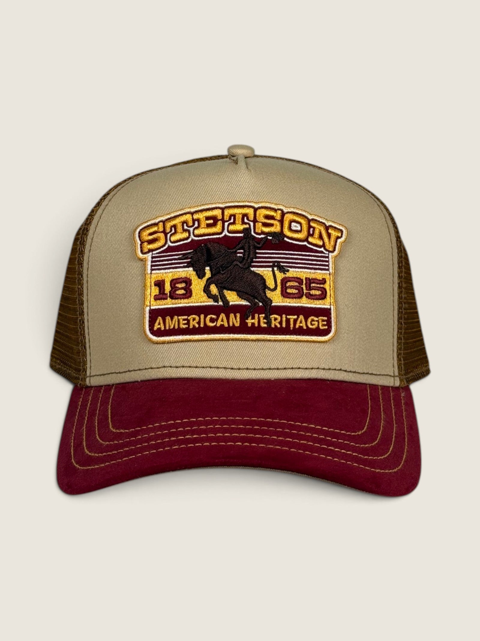 Cappello Stetson Rosso/beige 