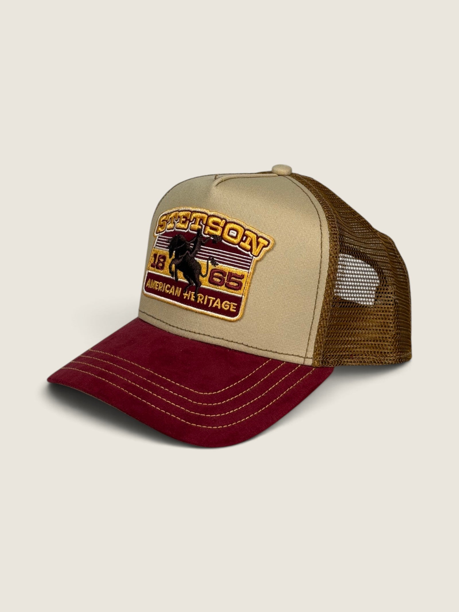 Cappello Stetson Rosso/beige 