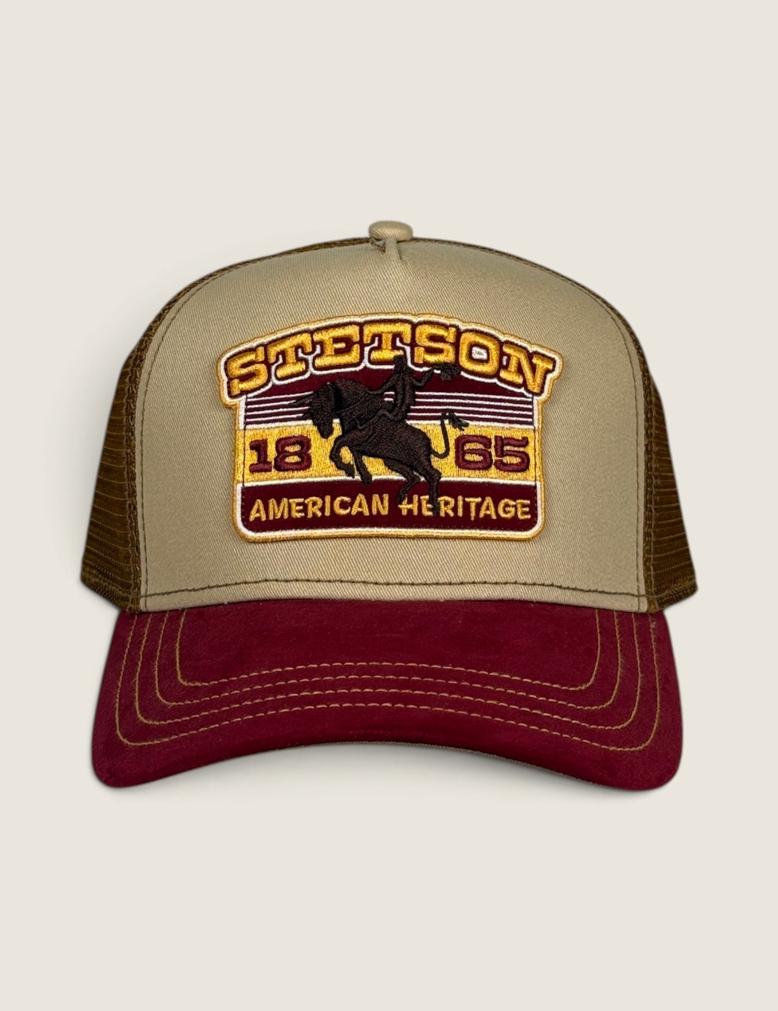Cappello Stetson Rosso/beige 