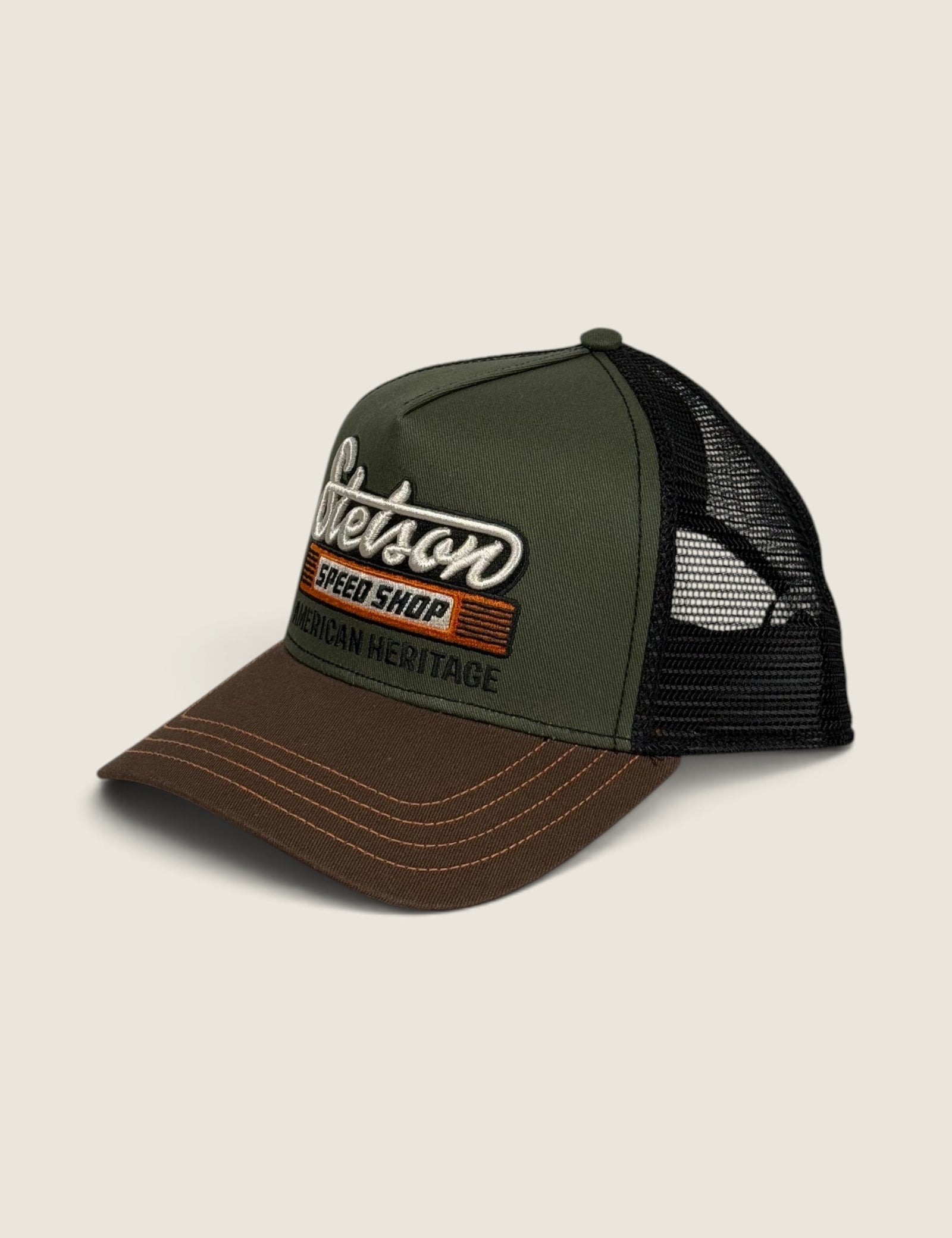 Cappello Stetson Verde/marrone 
