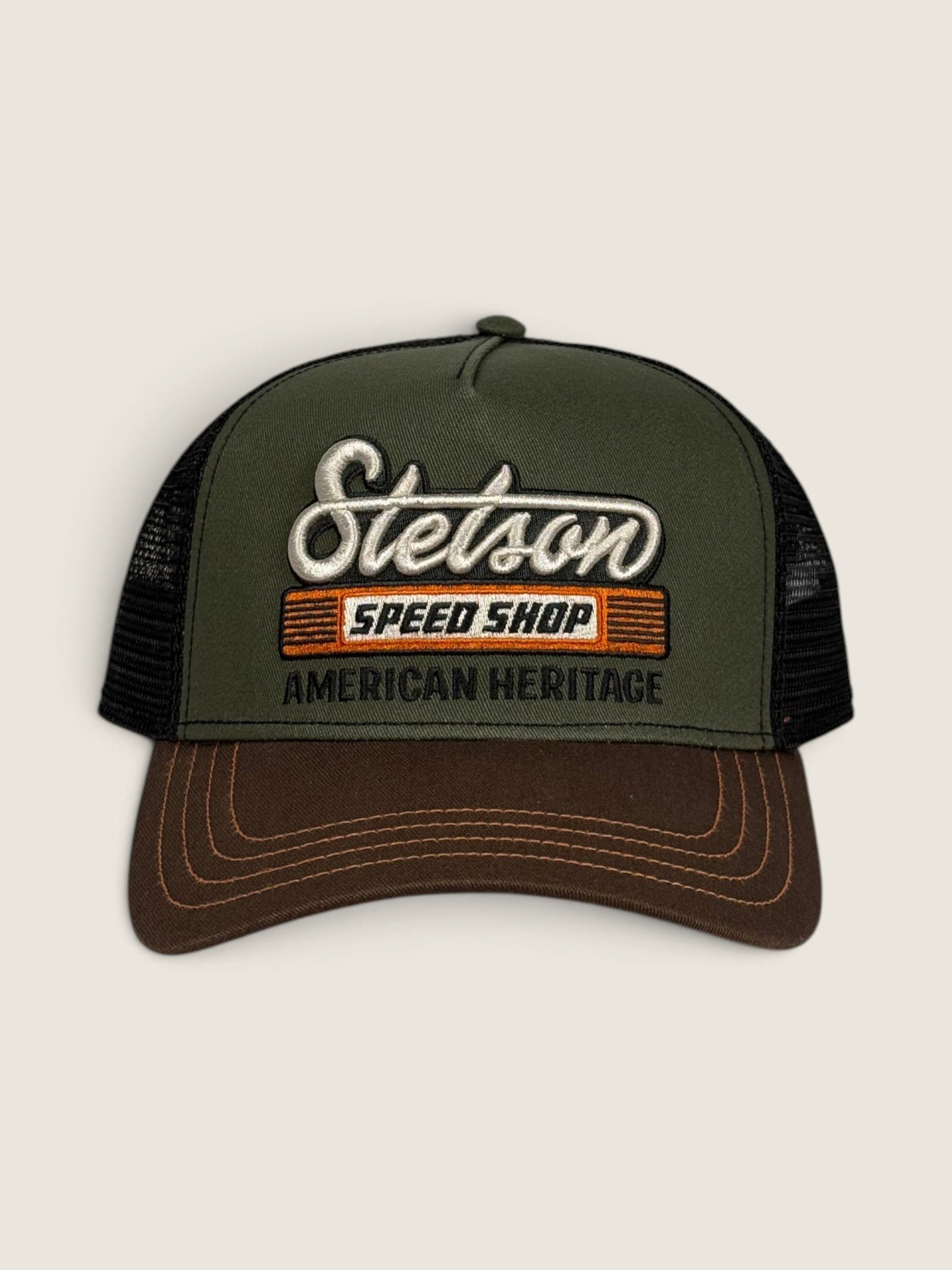 Cappello Stetson Verde/marrone 