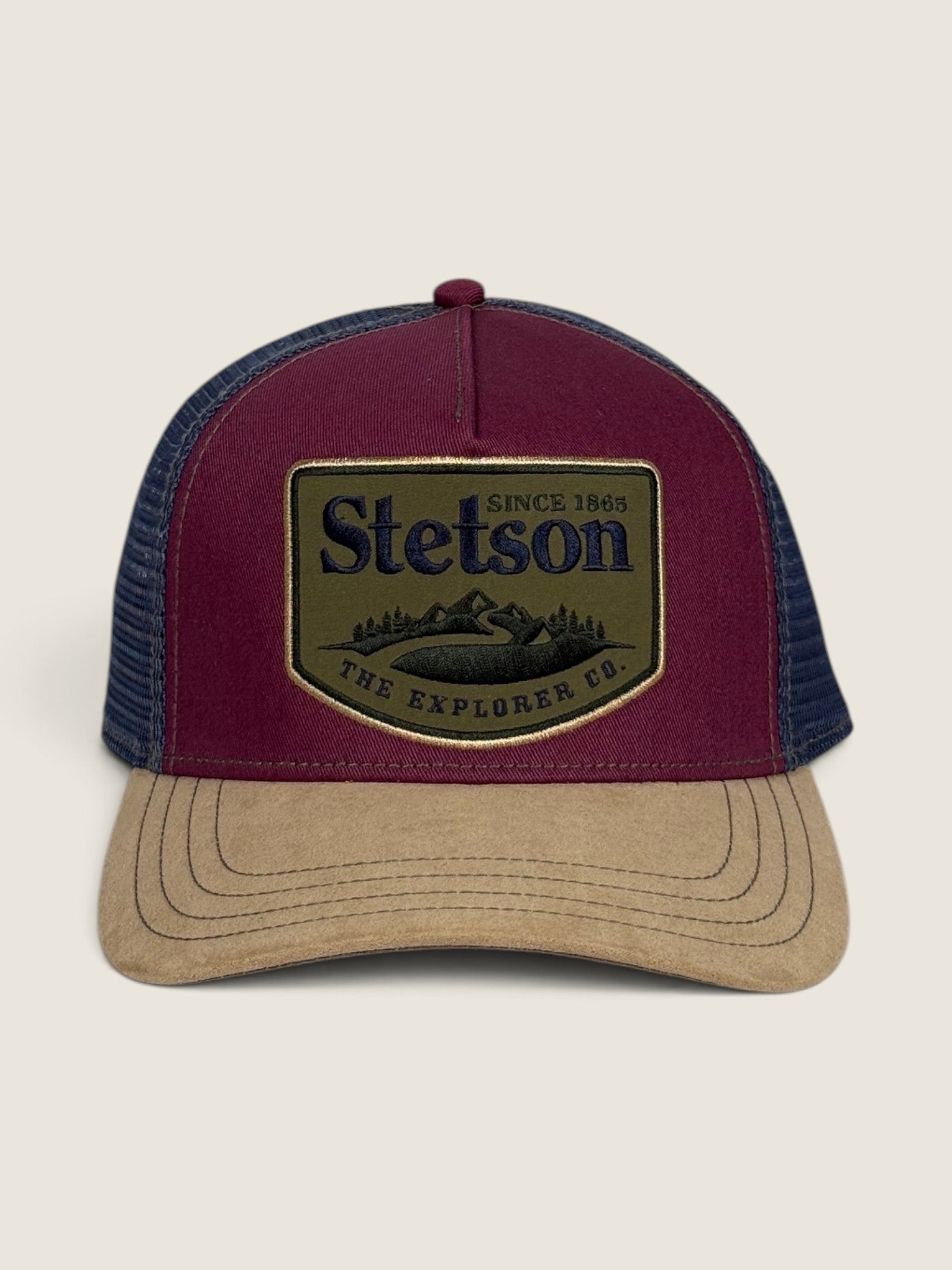Cappello Stetson Beige/wine 